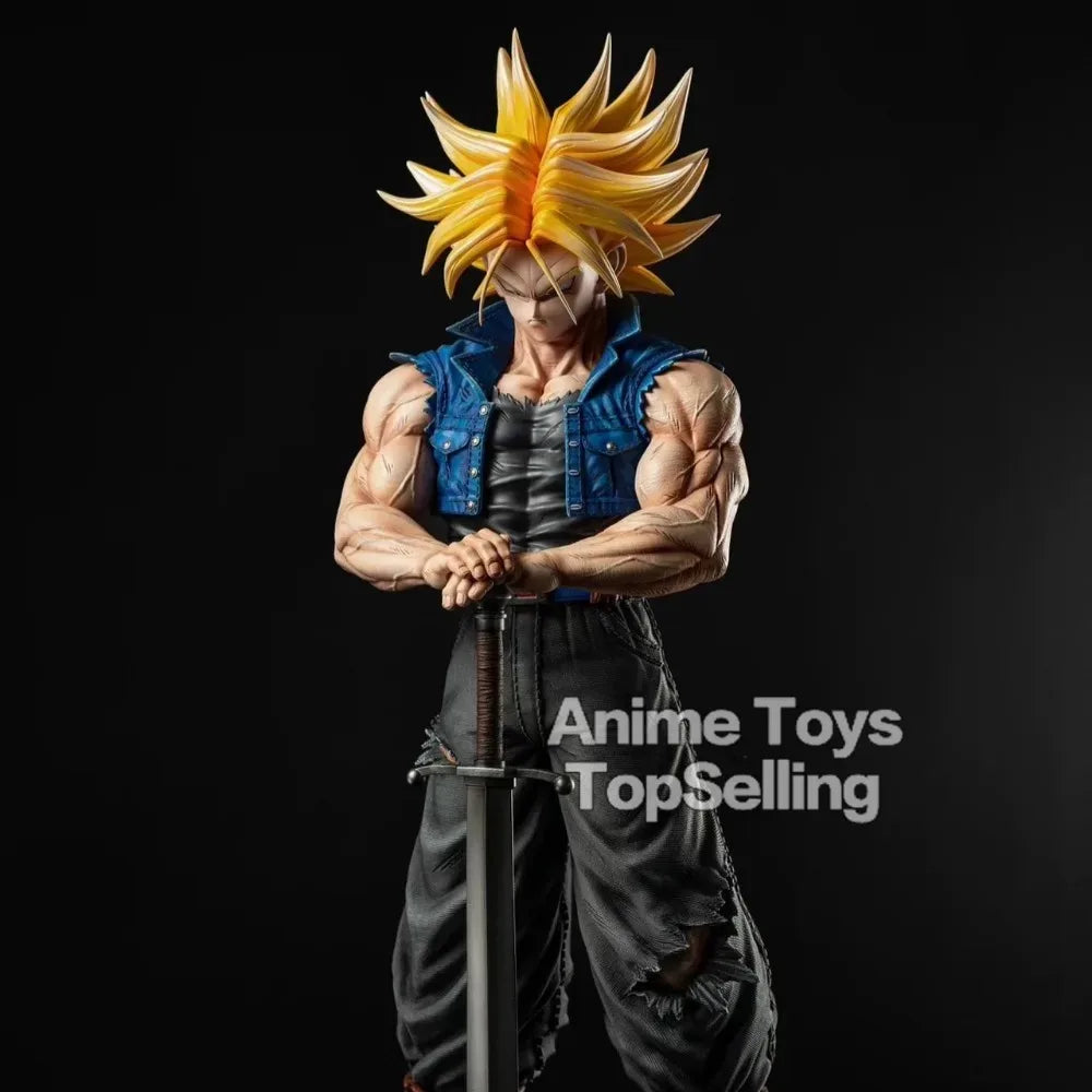 EZ 25cm/9.84in Anime Dragon Ball Z Figure Trunks Action Figures Pvc Statue Collection Model Toys for Children Gifts