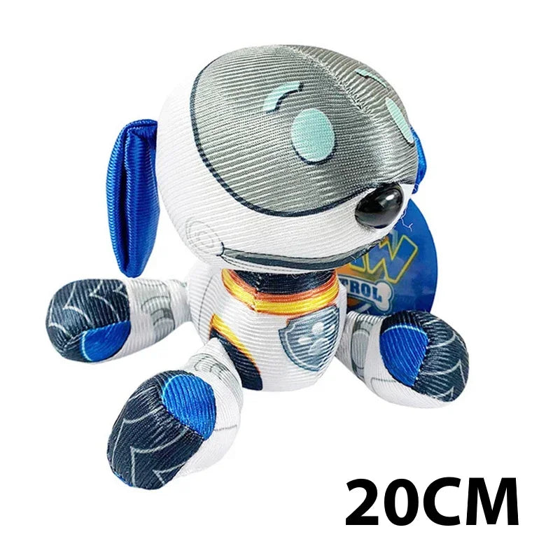 EZ Paw Patrol Plush Doll Chase Rock Animal Dog Cartoon Model Action Figures Movies Peripherals Children Birthday Gift