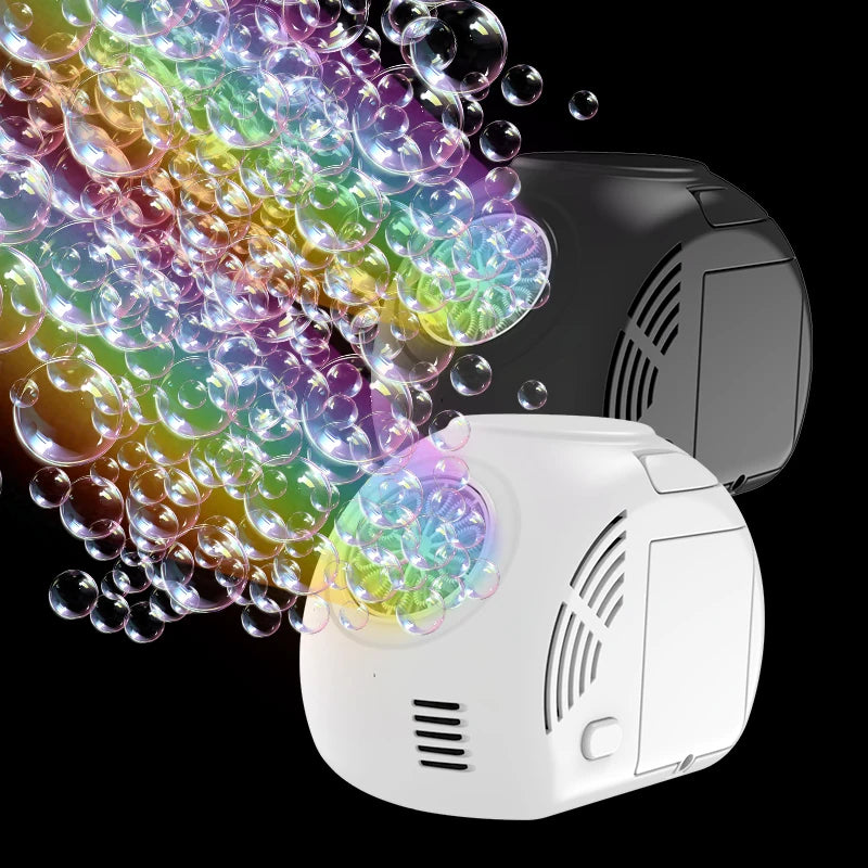 EZ Fully Automatic Handheld Bubble 10 Hole Outdoor Wedding/Birthday Party Children's Bubble machine without battery bubble water