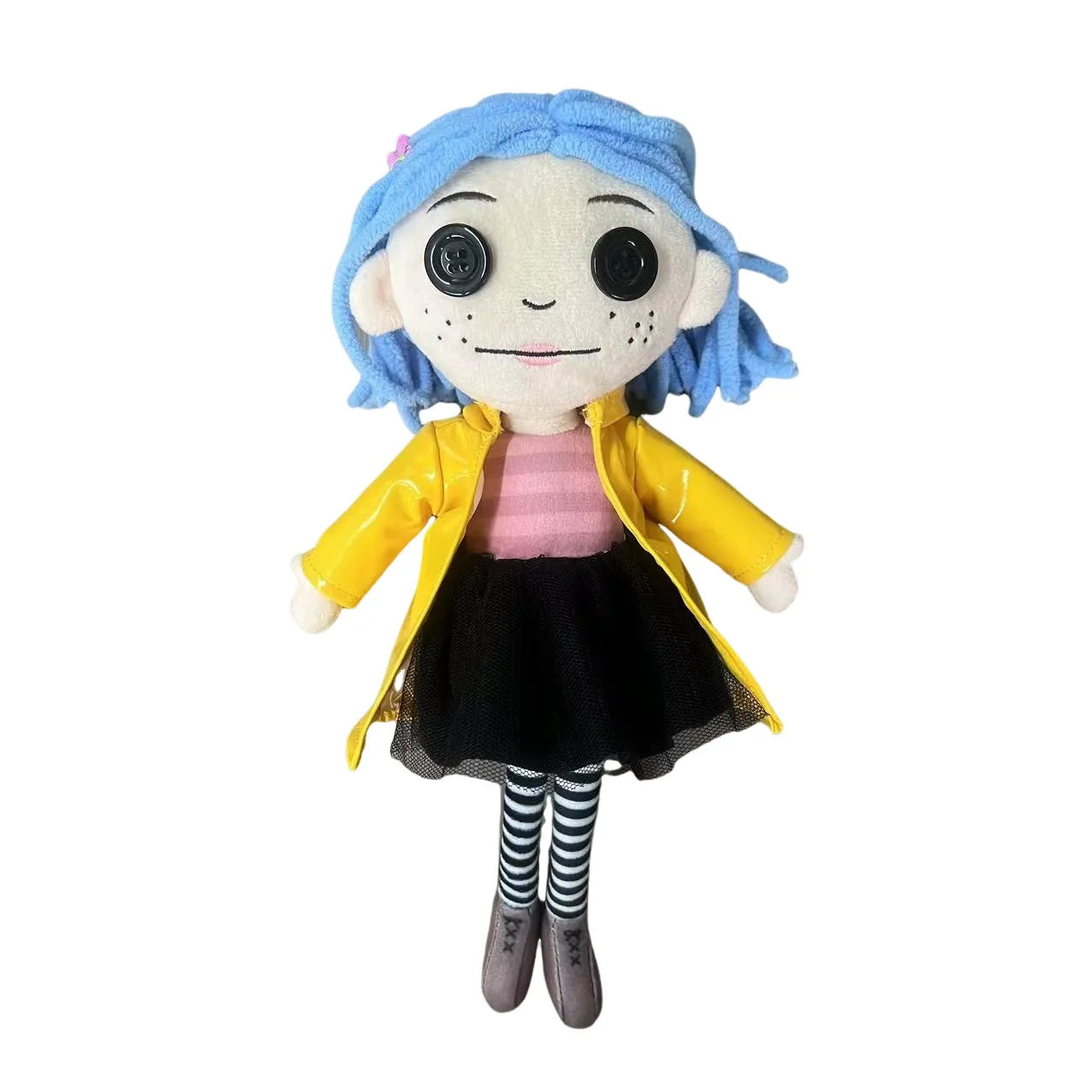 EZ 28cm Coraline Plush Stuff Cartoon Figure Kawaii Doll Soft Pillow Ugly Kids Cute Collectible Dolls Decoration Toys Birthday Gifts