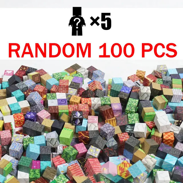 EZ 10-500PCS Magnetic Building Blocks Magnet Set Bricks Mini World STEM Construction DIY Educational Toys For Kids Birthday Gifts