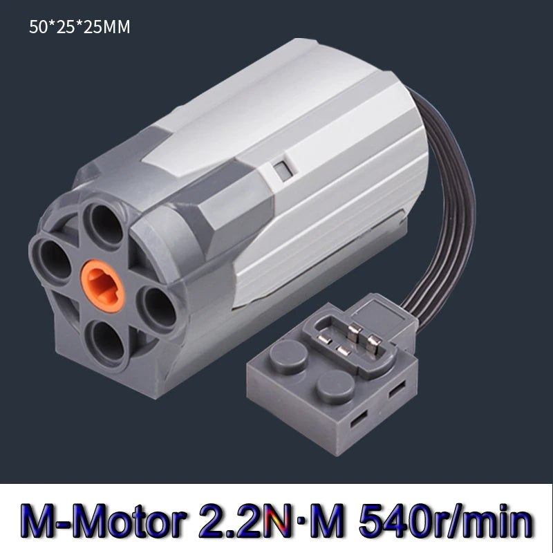 EZ Technical Electronic Building Block MOC Refit Accessories Micro-motor RC Power Functions Parts Creative DIY Car Bricks Kids Toys