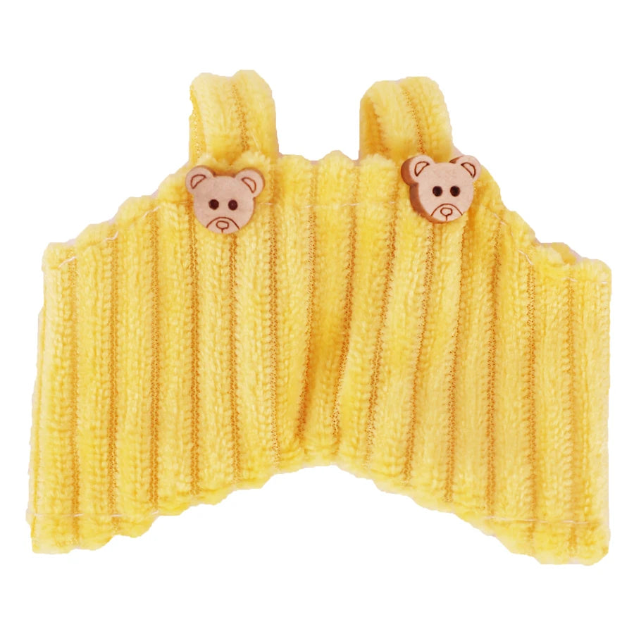 EZ Doll Pants+Doll Shoes For labubu 17cm Plush Doll Clothes Accessories Girl's Toys Birthday Present