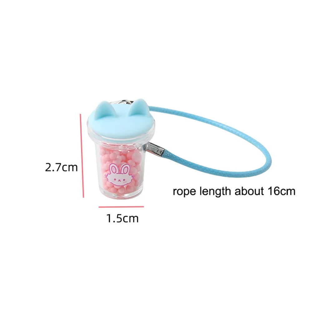 Mini Doll Kettle Pendant Transparent Water Cup for OB11 Dollhouse Scene Accessories BJD Dress Up Toys