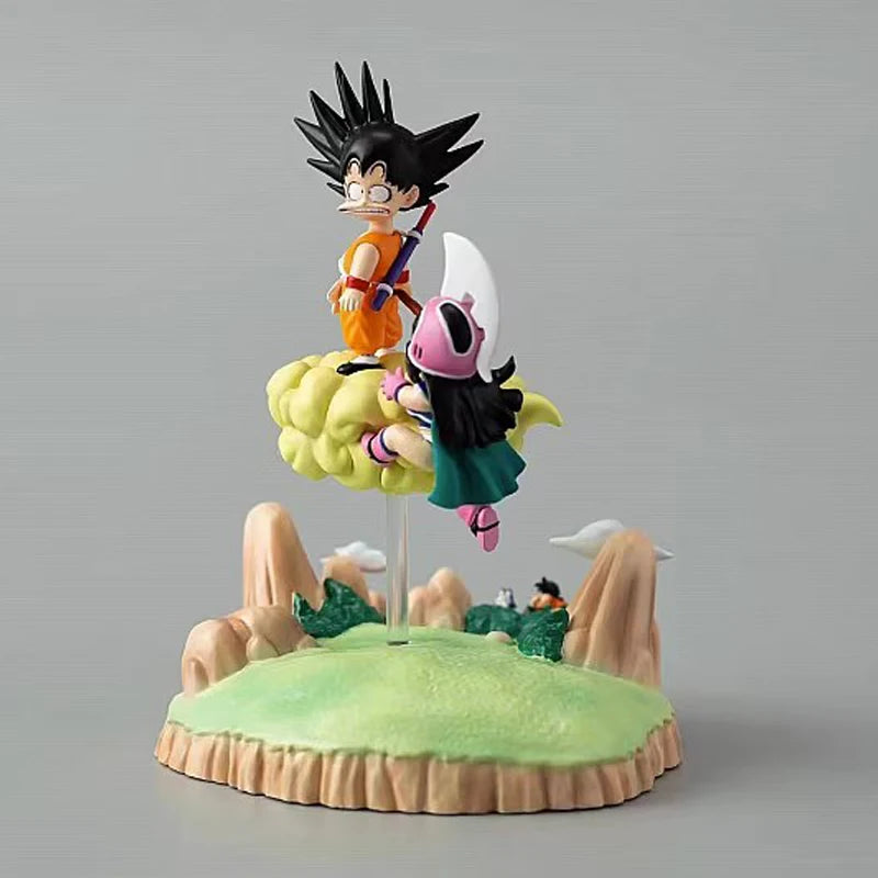 EZ Anime Dragon Ball Figures Goku Figurine Chichi Action Figure Dbz Pvc Statue Cute Doll Gk Collectible Model Decoration Toys Gifts