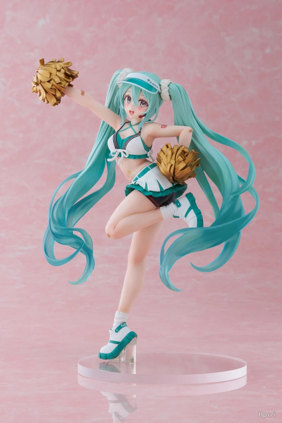 EZ 18cm Fashion Hatsune Miku Anime Figure Cheerleader Hatsune Miku Action Figures Kawaii Girl Figurine PVC Collection Model Toys