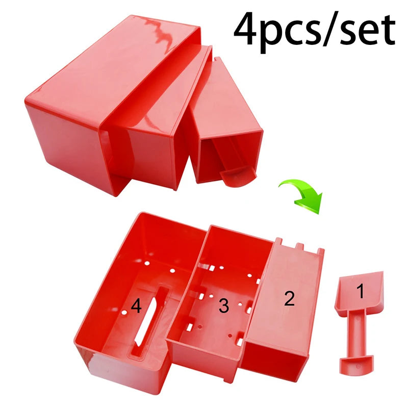 EZ Kids Water Play Beach Toys Sandbox Mold Set Shovel Castle Building Wall Honeycomb Briquette Mold Summer Outdoor Sand Play Game