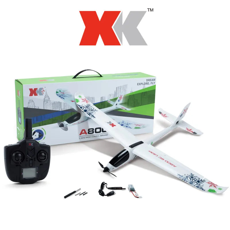 EZ WLtoys XK A800 RC Plane 5CH Aircraft 780mm WingSpan Remote Control Gliders 3D6G Fixed Wing Aircraft Toys for Children Boys Gifts