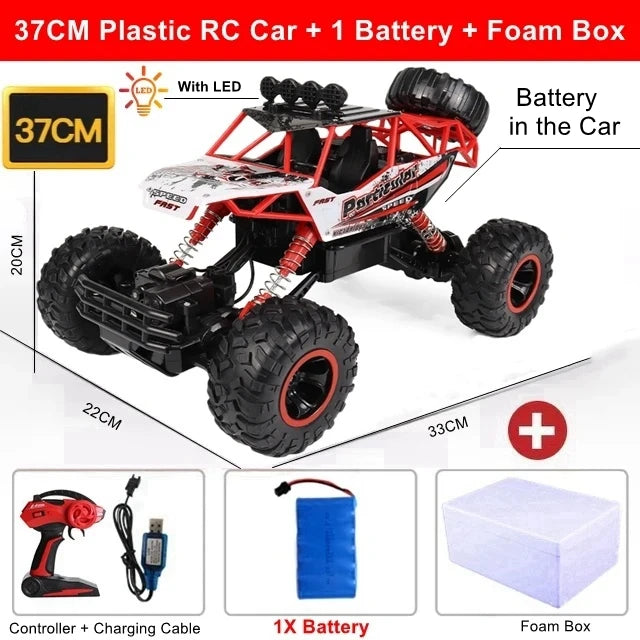 EZ Oike RC Car Remote Control Climbing Vehicle Outdoor All Terrain Off-road Trucks 4WD Racing Drift Cars Toy Gift for Kids Adults