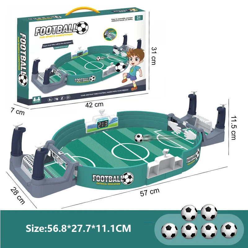 EZ Football Board Game Desktop Interactive Soccer Toys Soccer Table for Family Party Kids Boys Sport Outdoor Portable Game Gift