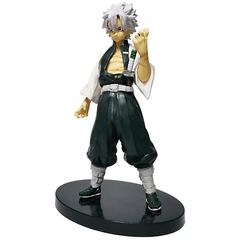 EZ Anime Figure Demon Slayer Figures Kimetsu No Yaiba Doll Tanjiro Nezuko Zenitsu Figurine Inosuke Warrior Action Figure Model Toys