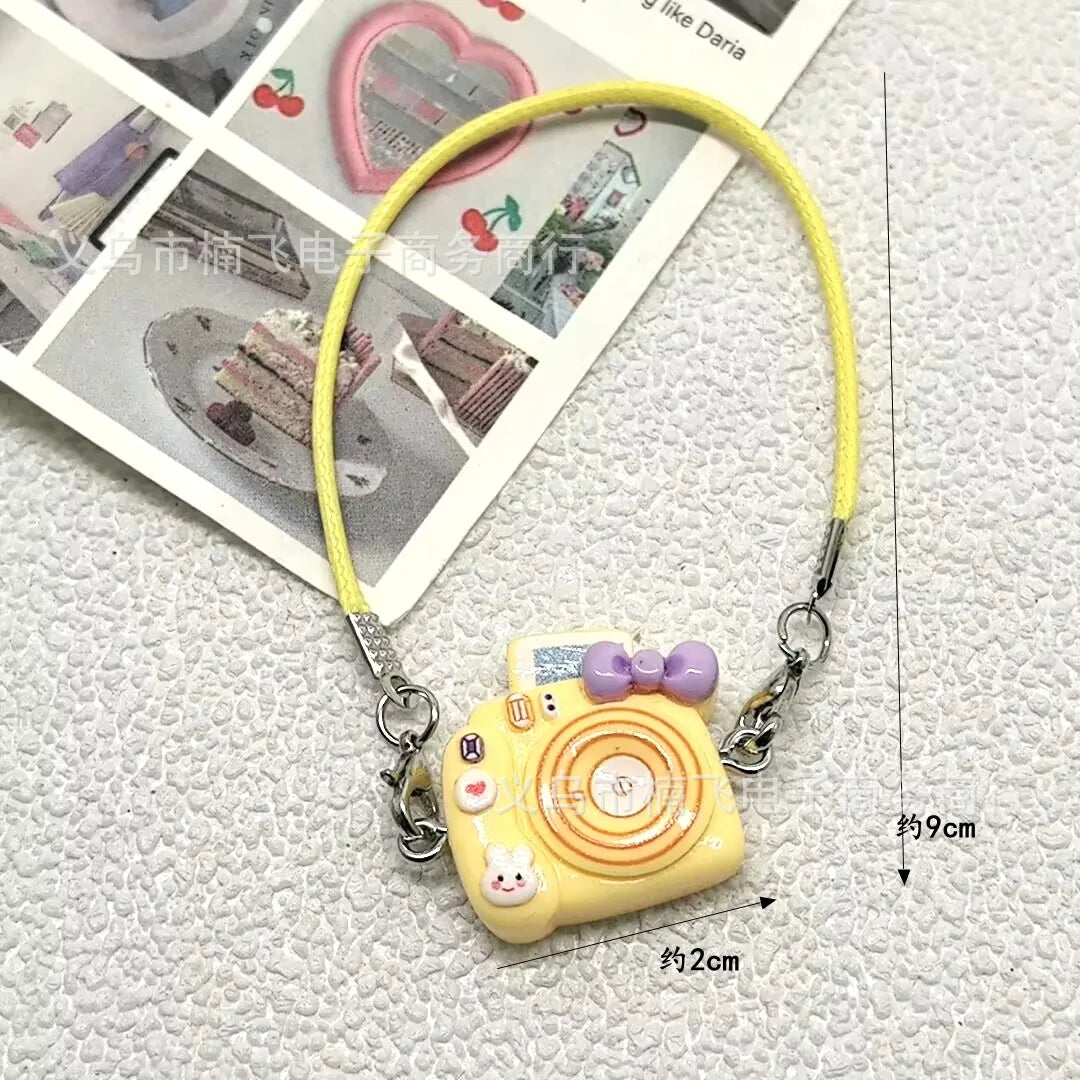 EZ 15cm/17cm Labubu Doll Accessories - Mini Adorable Resin Flocking 3D Bichon Frise Dog Pendant Charms