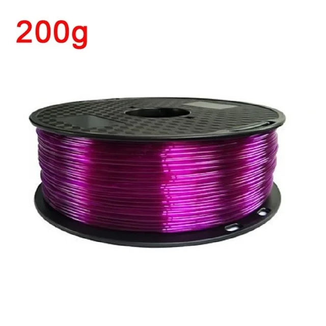 EZ Flexible Filament TPU 1.75mm 200g Translucent Filament Soft 95A TPU FDM 3D Printer Material Glow In The Dark Filament Rainbow