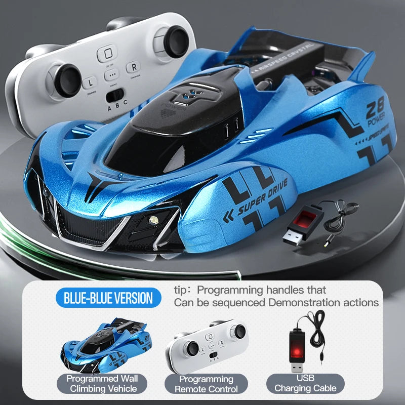 EZ Light-Chasing Wall-Climbing Car, Infrared Sensor Remote Control Car, Wall-Climbing Car, Four-Wheel Drive Car, Toy Racing Car, Children's Toy Car