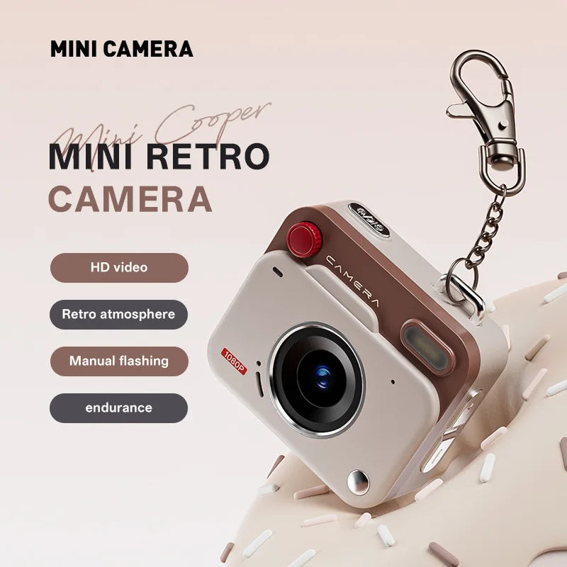 EZ New CCD Retro Mini Digital Camera High Definition Pixel Student Campus Photography Recording Small Size Easy To Carry Camera