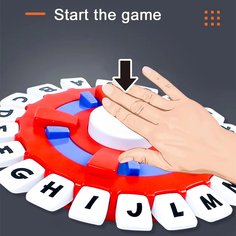 EZ Spanish Basta Game Fast-paced Family Gathering Letter Toys For Adults Children Letters Learning Lengua española Juegos De Mesas