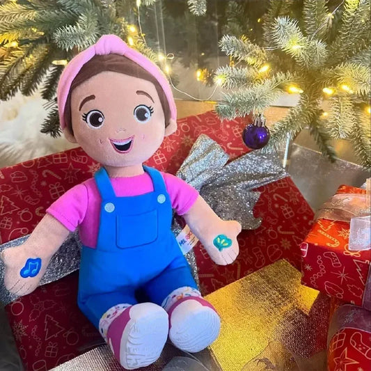 EZ 30cm Ms Rachel Plush Doll Ms Rachel Speak&Sing Plushes Interactive Toy Soft Stuffed Music Toys Cartoon Boys Girls Birthday Gifts