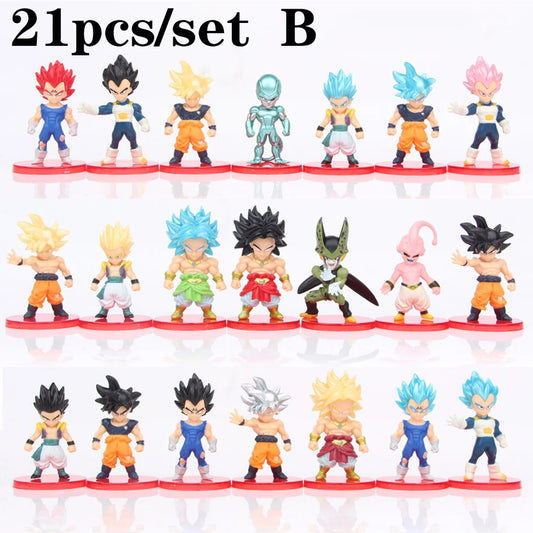 EZ Dragon Ball Action Figure SHF Super Saiyan Anime Figurine Movable and Modifiable Doll Model Collection Toys Gifts ﻿