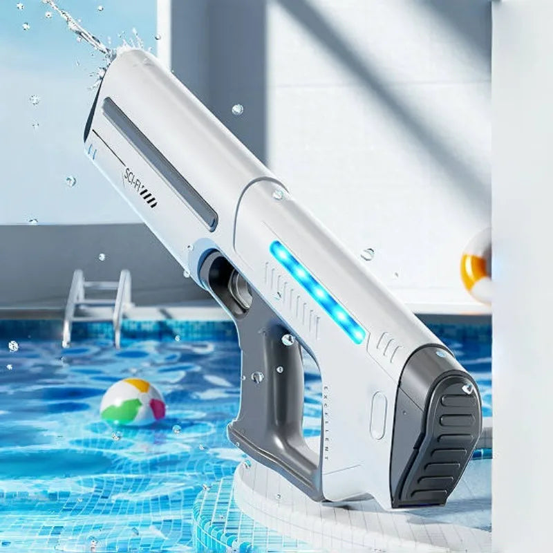 EZ Children's Fully Automatic Water Storage Gun Large Capacity Electric Water Absorbing Toy Gun Summer Outdoor Water Toy Gift