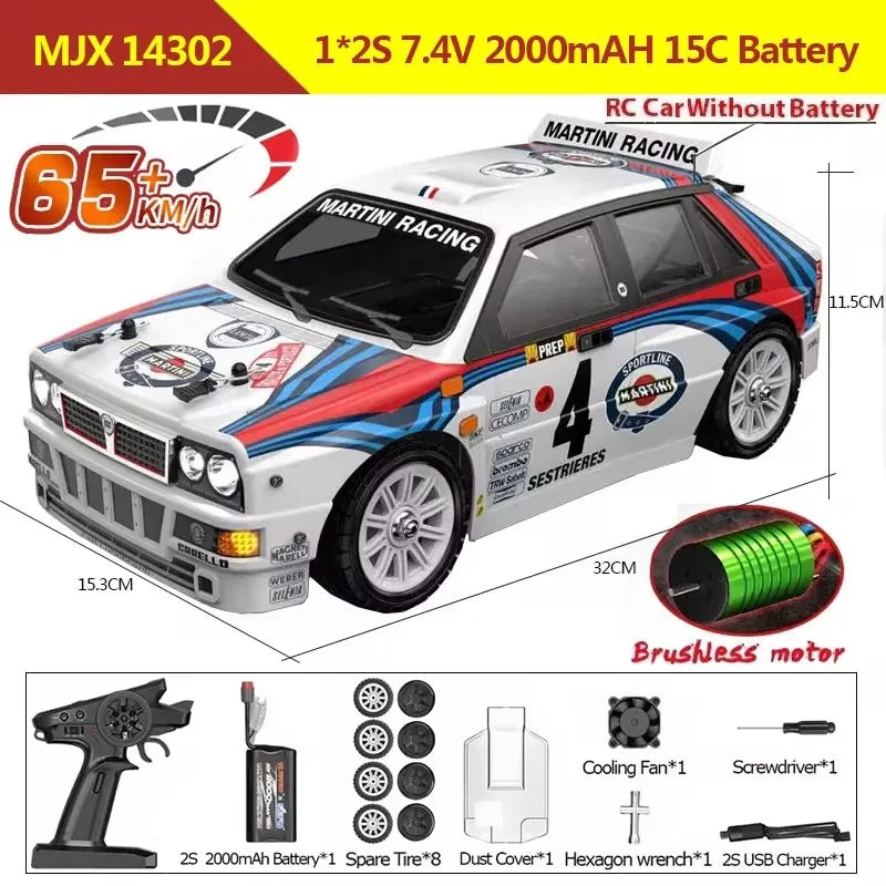 EZ Hyper Go MJX 14303 14302 14301 1/14 4WD RC Car 65km/h Brushless 2.4G Remote Control Car Off-road High Speed RC Cars Truck Toy