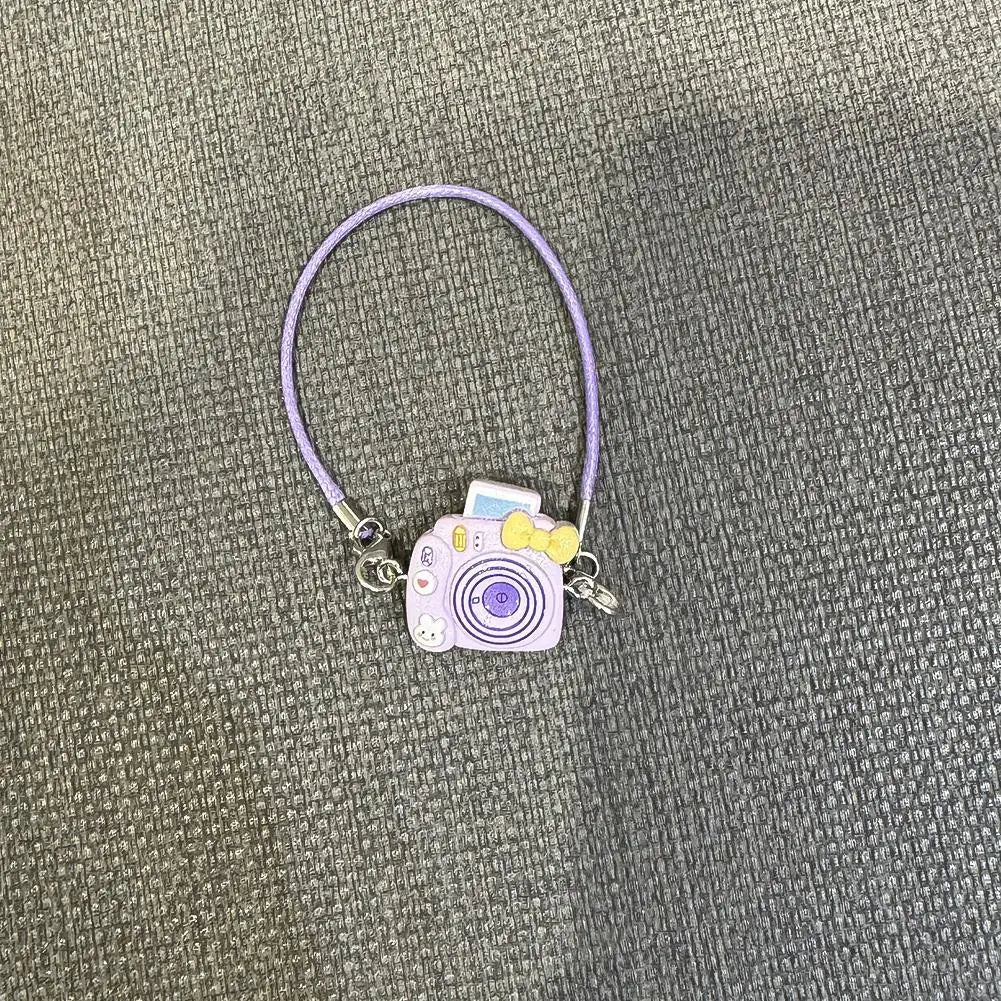 EZ Mini DIY Camera Dress Up Plush Toy for 17cm Labubu Doll Accessories Dollhouse Hanging Neck Accessories Dollhouse Pendant