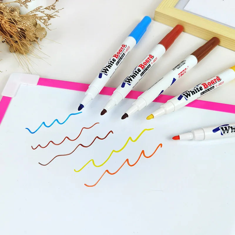 EZ Water Floating Pen Magical Ink Pens With Spoon Floating Color Water Painting Floating Chalk Art Graffiti Drawing Set For Kids