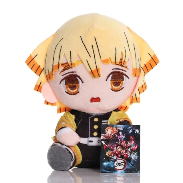 EZ Demon Slayer Plush Stuffed Toys Tsugikuni Yoriichi Tsugikuni Michikatsu Akaza Anime Cartoon Figure Doll Children's Birthday Gift