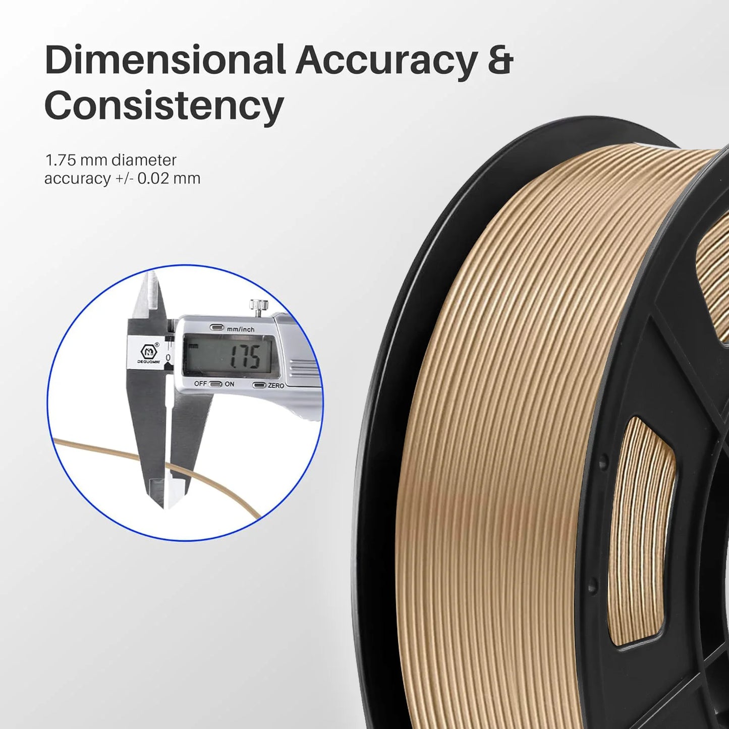 EZ 200G Wood PLA Filament 1.75mm ±0.03mm For FDM 3D Printer And Pen High Quality Bubble Free Fast Shipping
