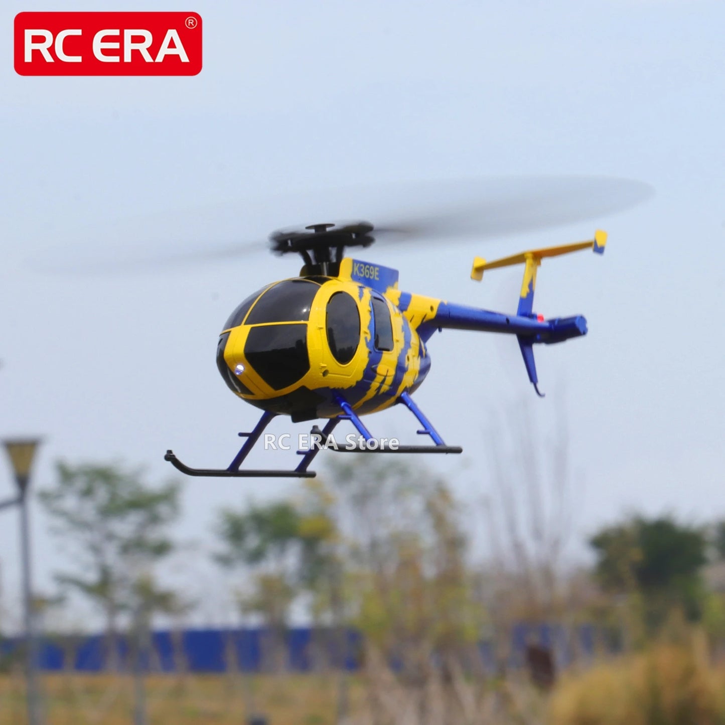 EZ RC ERA C184 Mini MD500 with Optical Flow Sensor Scale Micro RC Helicopters for Adults Beginner Remote Control Hobby Toys Gift