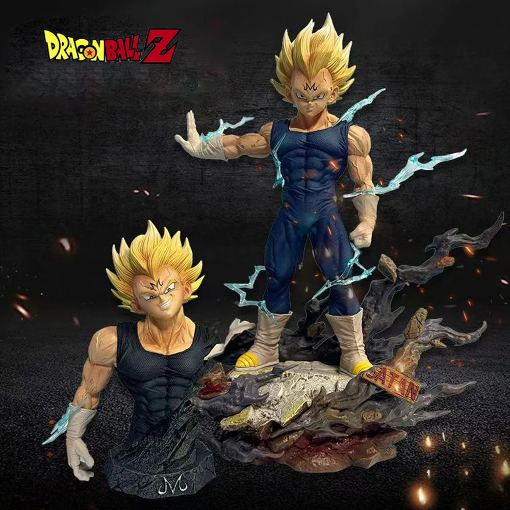 EZ Dragon Ball Z Figure Majin Vegeta Anime Figurine 22cm PVC Action Figures Decoration Collection Model Toys Kids Christmas Gifts