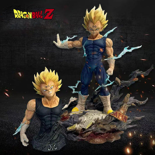 EZ Dragon Ball Z Figure Majin Vegeta Anime Figurine 22cm PVC Action Figures Decoration Collection Model Toys Kids Christmas Gifts