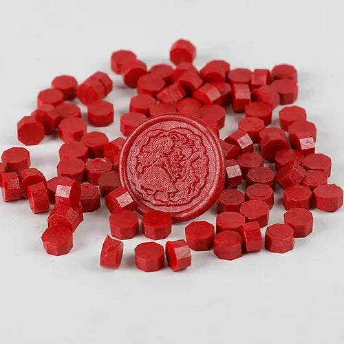 EZ 100Pc Retro Sealing Wax Seal Stamp Wax Beads Scrapbook Material Wedding Birthday Party Invitation stamp DIY stamp decoration