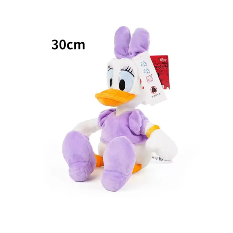EZ 35cm Mickey Mouse Plush Toys Kawaii Anime Mickey Minnie Stuffed Plush Models Decoration Dolls for Kids Birthday Gift