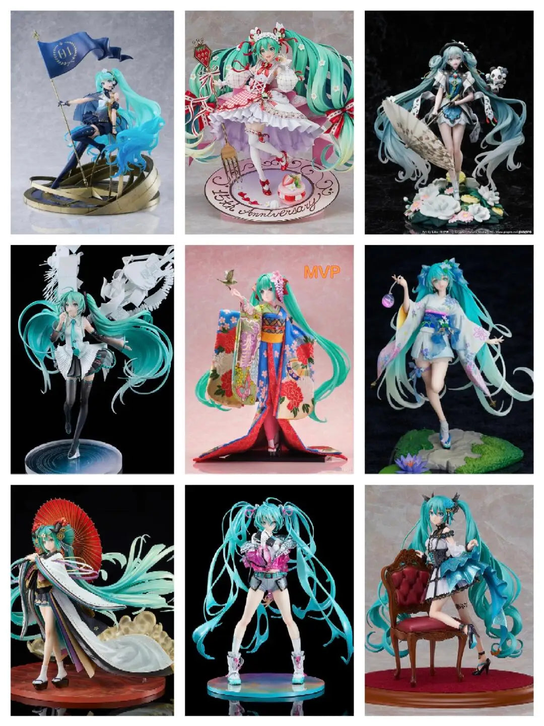 EZ Hatsune Miku Mini Blind Box Anime Figure Lovely Design Japanese Style Cute Girl Decoration Toy Perfect Gift for Miku Fans