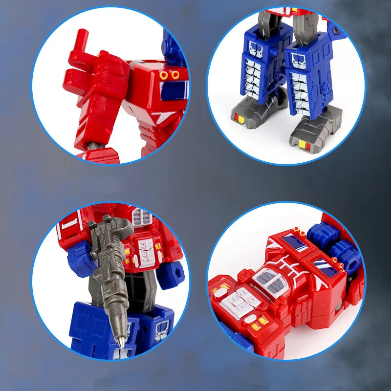 EZ Transformation Robot Toy Deformable Ballpoint Pen Children Toys Writing 2IN1 Educational Action Figure Model Toys for Kids Gift