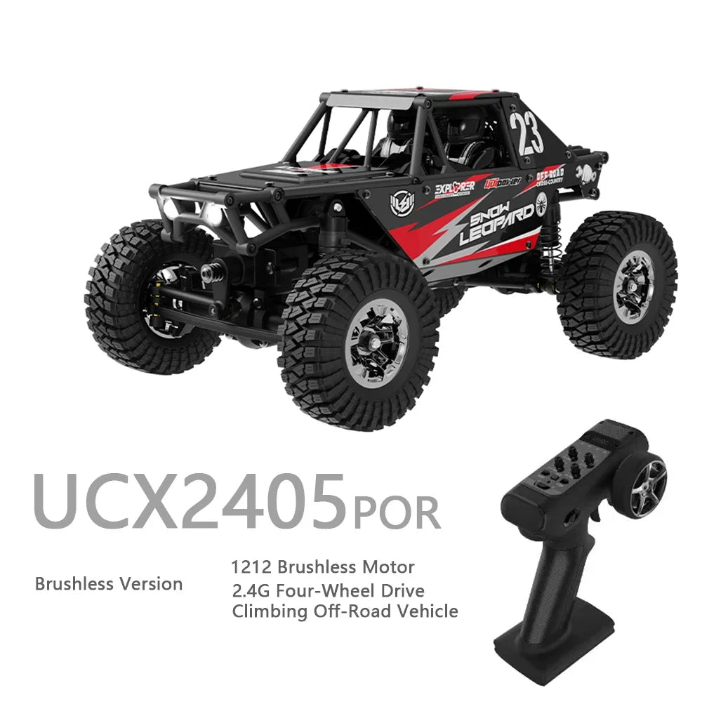 EZ 1/24 RC Crawler UDIRC UCX2405 Brushless/Brushed Motor 4WD Off-road Mini Rock Crawler Climbing Vehicle RTR RC Car Toys