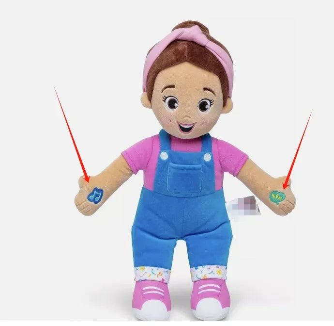 EZ 30cm Ms Rachel Plush Doll Ms Rachel Speak&Sing Plushes Interactive Toy Soft Stuffed Music Toys Cartoon Boys Girls Birthday Gifts