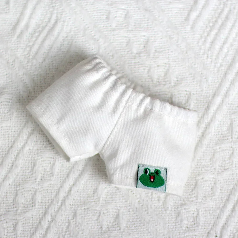 EZ For labubu Cool leather Jacket Dress Fashion Mini Plush Doll Clothes Outfit Accessories for Labubu Idol Skirt Clothing Gift