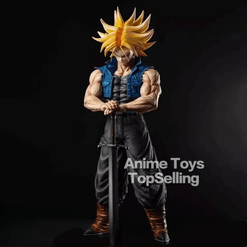 EZ 25cm/9.84in Anime Dragon Ball Z Figure Trunks Action Figures Pvc Statue Collection Model Toys for Children Gifts