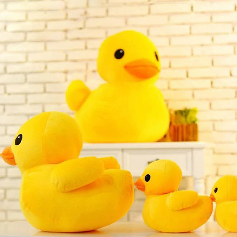 EZ Kawaii Big Yellow Duck Mini Plush Dolls Toy Cute Soft Cartoon Stuffed Animal Toys Birthday Gifts for Children Kids Baby Girl