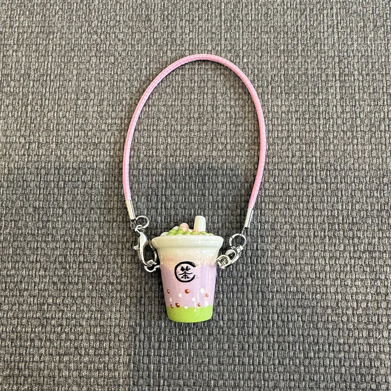 EZ 15cm/17cm Labubu Doll Accessories - Mini Adorable Resin Flocking 3D Bichon Frise Dog Pendant Charms