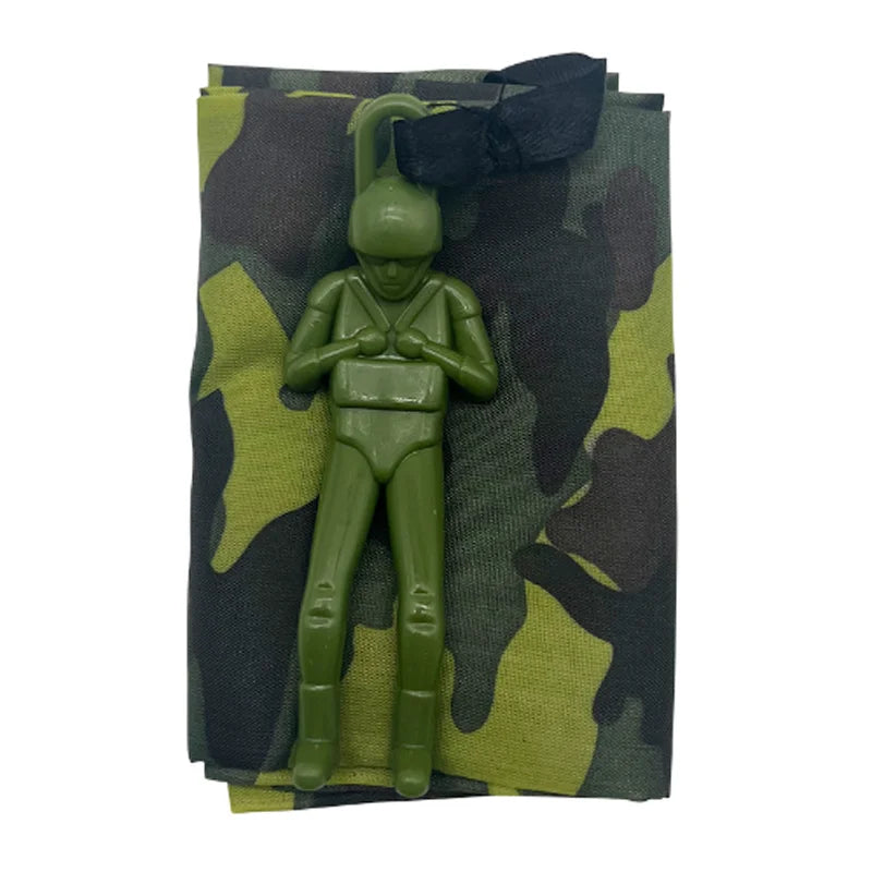 EZ 1/6 Sets Hand Throwing Parachute Kids Outdoor Funny Toys Game Play Toys for Children Fly Parachute Sport with Mini Soldier Game