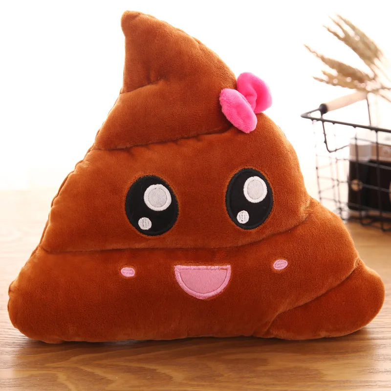 EZ Wholesale cartoon new expression poo plush toys cute funny quirky funny poop cushion