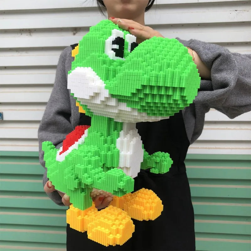EZ New Disney Building Blocks Dinosaur Boys Small Particle Puzzle Toys For Children, High Difficulty Ornament Gifts