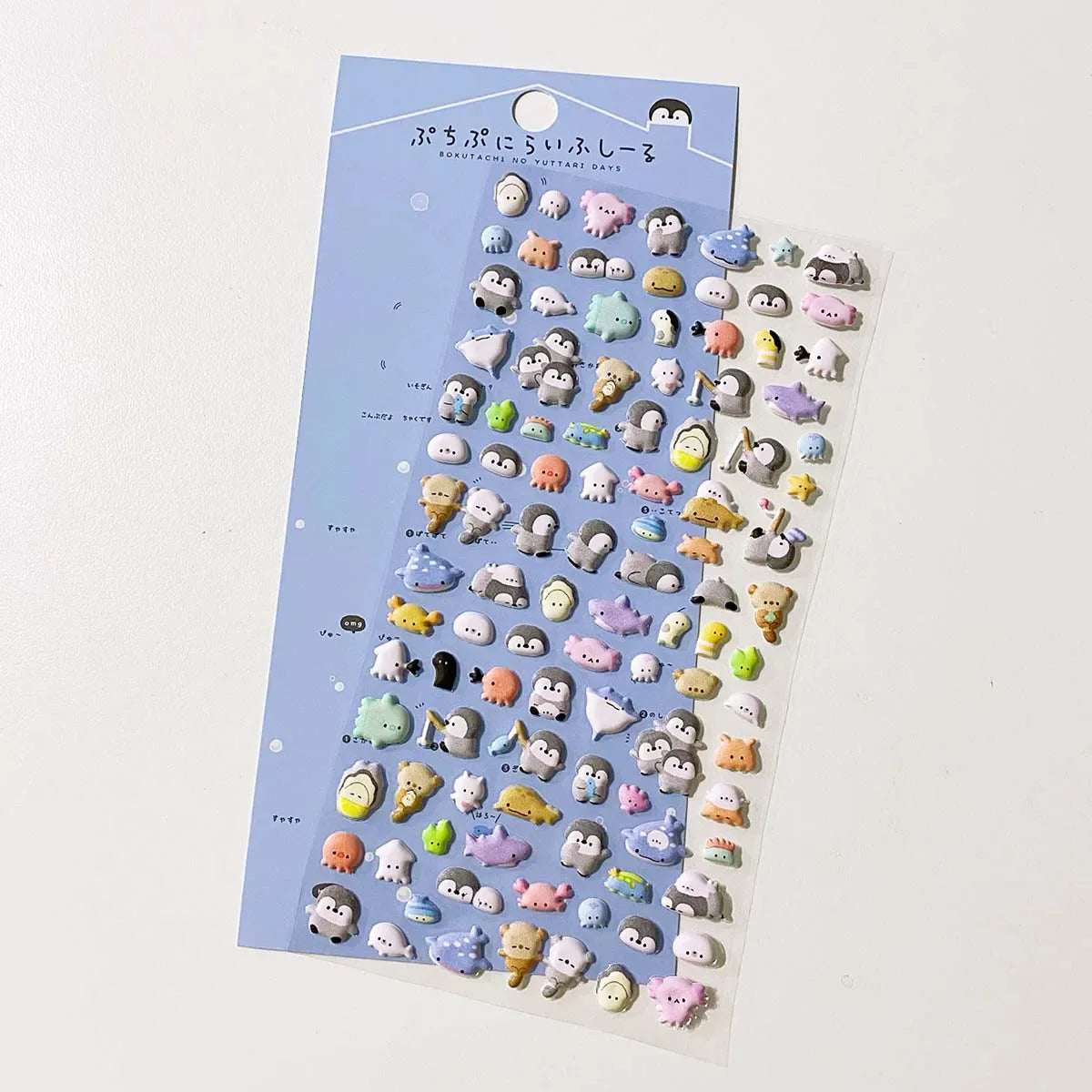 EZ Kawaii Animals 3D Puffy Stickers Cute Cartoon Scrapbooking Sticker DIY Journal Stationery Sticker Deco Aesthetic Art
