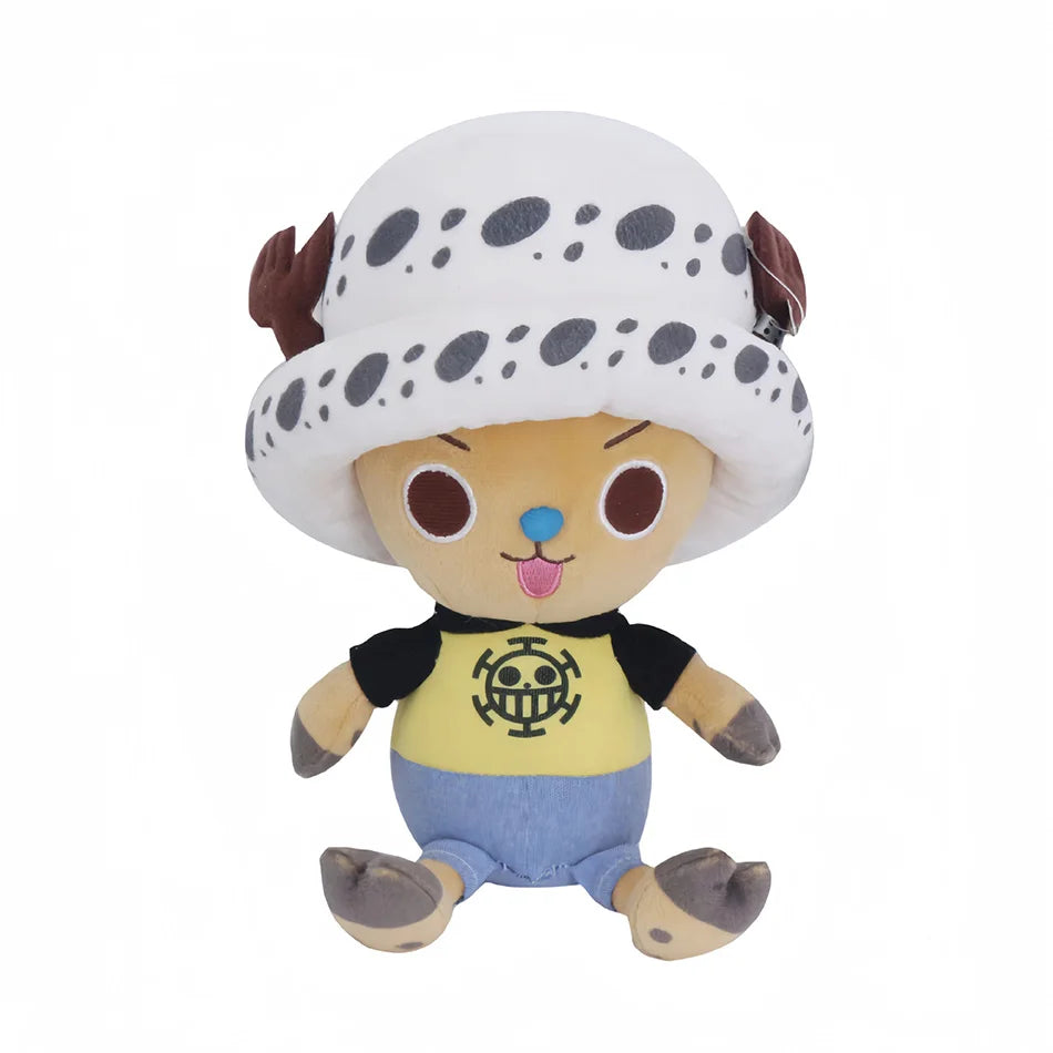 EZ Japanese Anime 25cm One Piece Original Plush Toys CartoonFigure Luffy Chopper Ace Roronoa Zoro Cute Stuffed Doll Kids Xmas Gifts