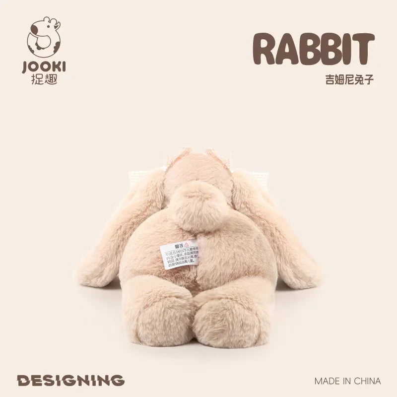 EZ 35cm New Simulated Shy Rabbit Doll Stuffed Plush Toy Cartoon Anime Cute Pillow Pillow Pillow Children's Birthday Gift Fun Doll