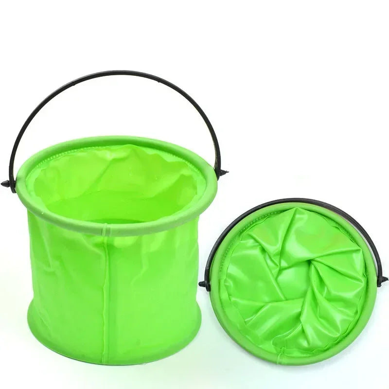 EZ Beach Sand Toy Play Bucket Toy Folding Collapsible Bucket Gardening Tool Outdoor Sand Pool Play Tool Toy Kids Summer Favor