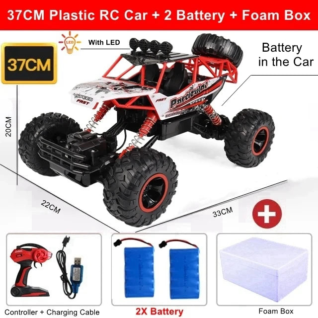 EZ Oike RC Car Remote Control Climbing Vehicle Outdoor All Terrain Off-road Trucks 4WD Racing Drift Cars Toy Gift for Kids Adults