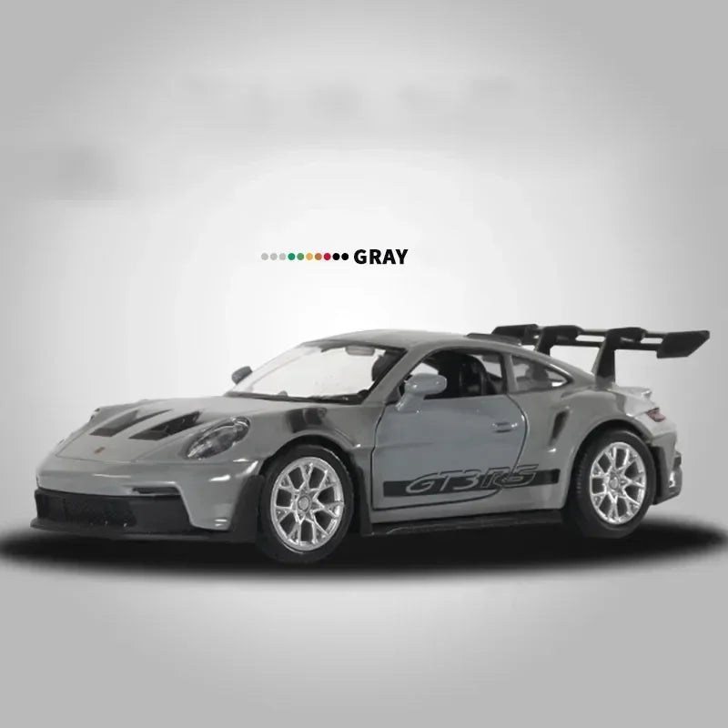 EZ 1:36 Porsche 911 GT3 RS Alloy Mini Car Model Racing Diecasts Metal Toy Sports Simulation Collection Pull Back Childrens Gifts